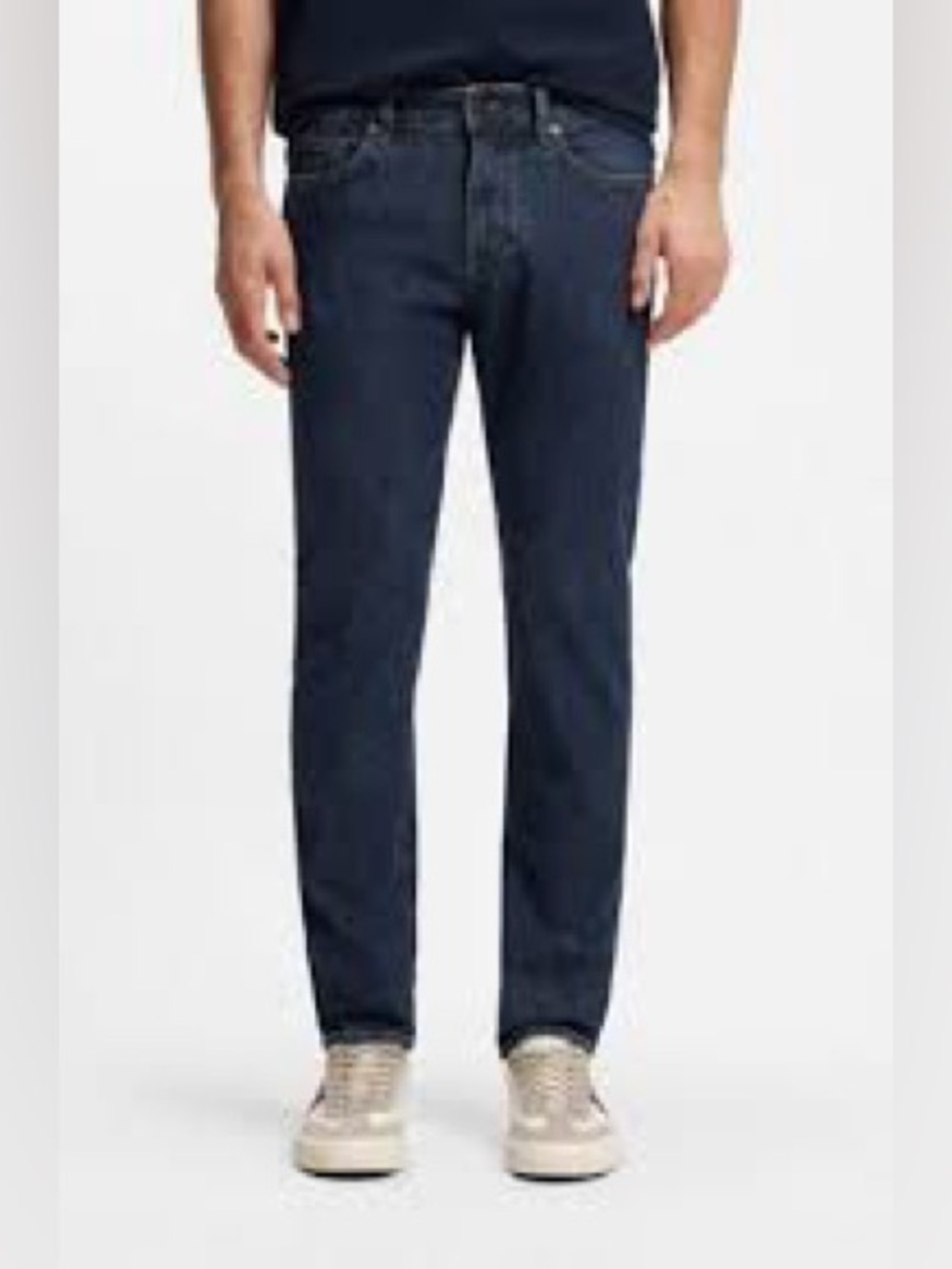 Hugo Boss Men's Dark Blue Straight Jeans 752